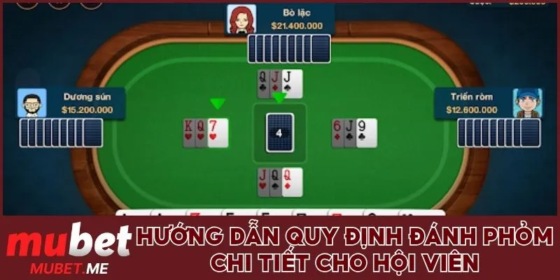 Hướng dẫn quy định đánh phỏm chi tiết cho hội viên